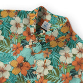 Retro Floral Seamless Patterns Hawaiian Shirt, Aloha Floral Pattern - The Palmix